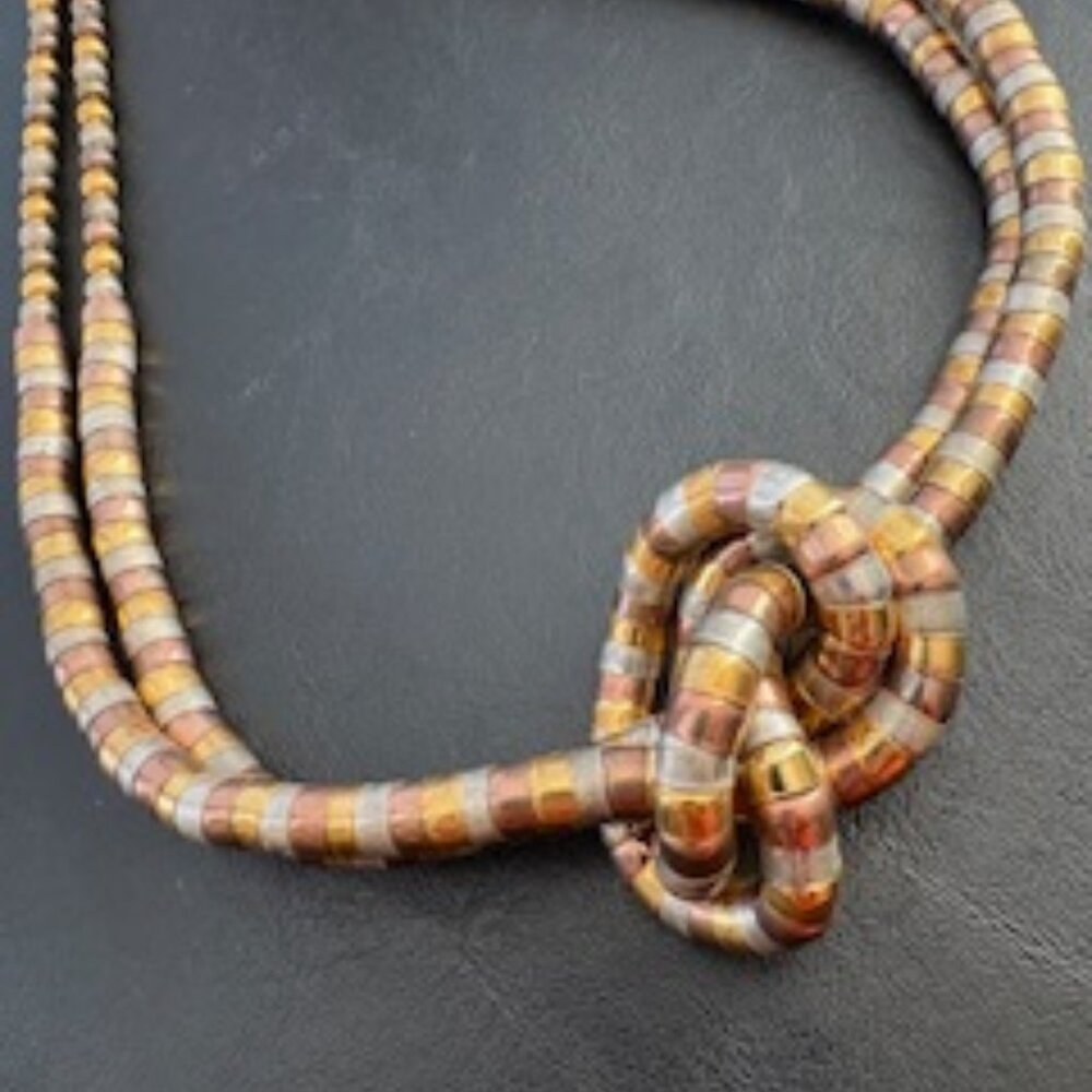 Double strand Boho style necklace-Can be styled different ways